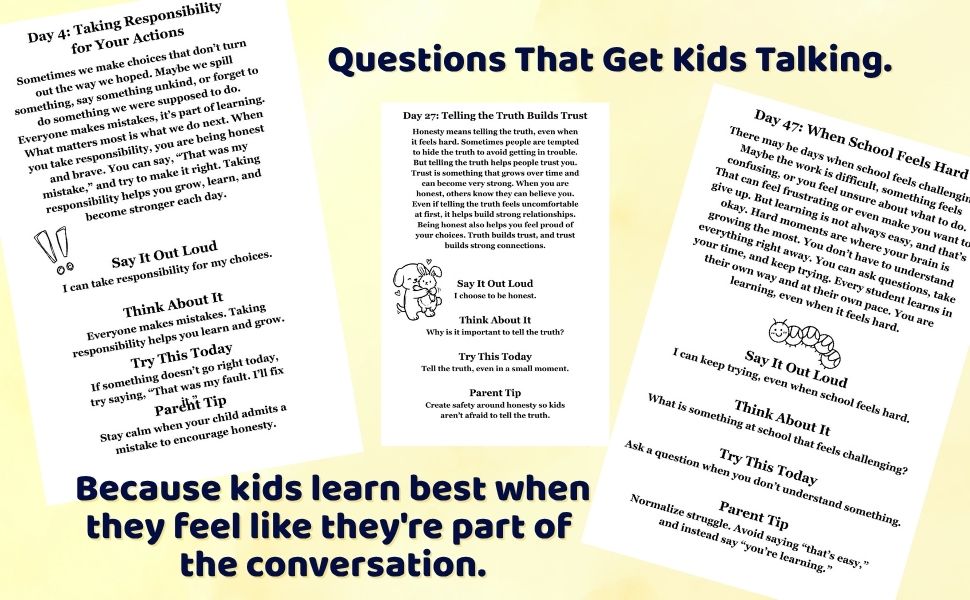 5-Minute Daily Connection for Kids: 100 Daily Readings to Build Confidence, Emotions & Life Skills