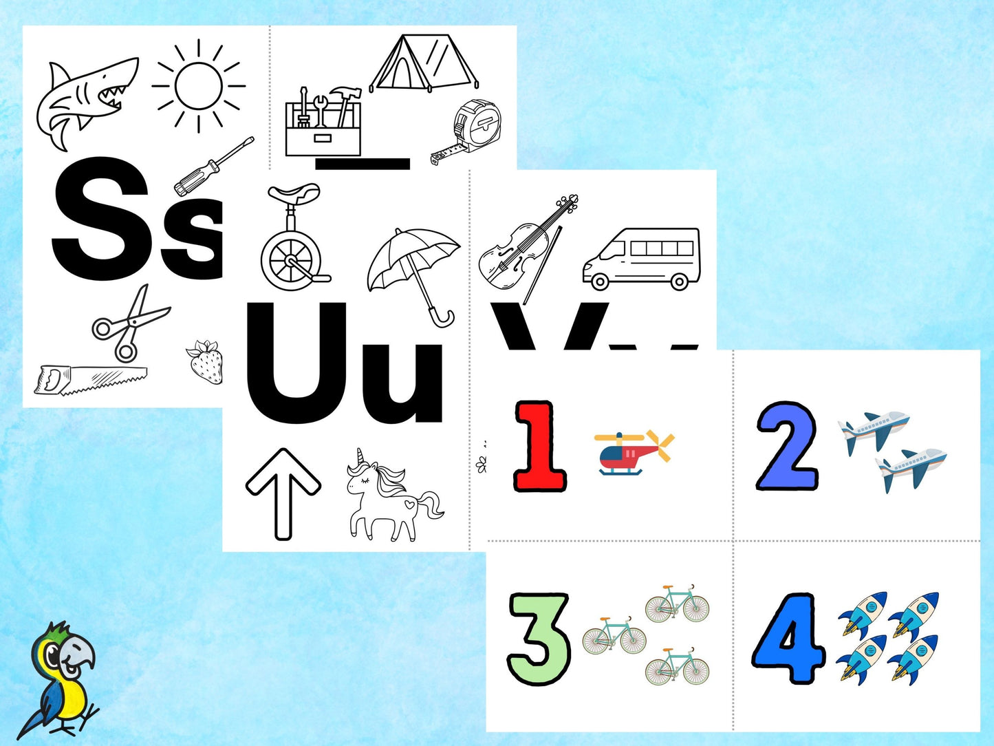 ABCs to Print & Learn On The Go