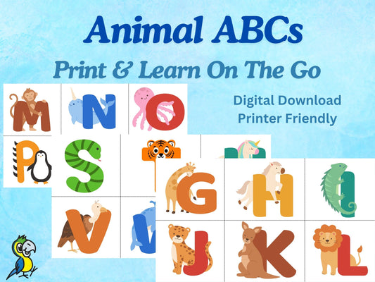 Learn: Animal ABC Flashcards 🐾