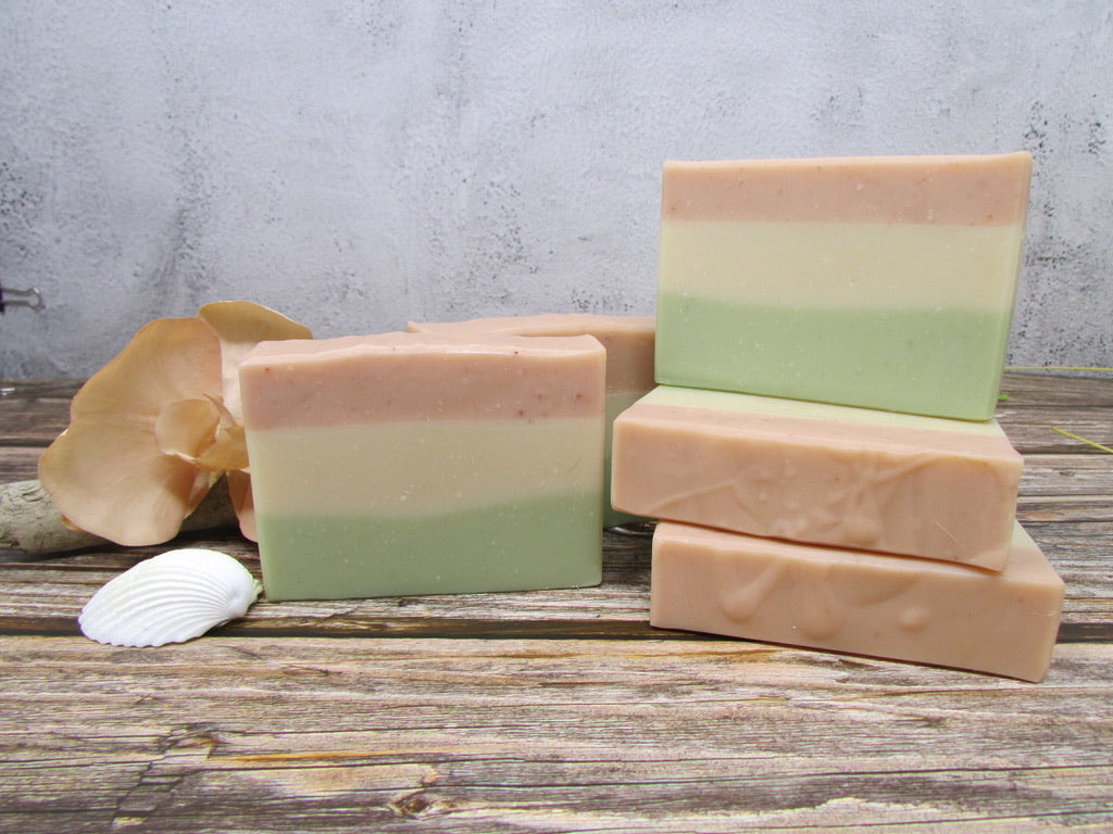 Berry Tranquil Bar Soap. Goat milk soap.