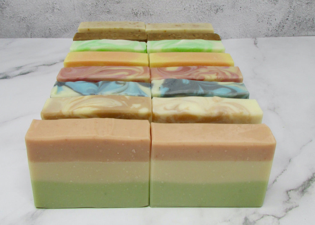 Berry Tranquil Bar Soap. Goat milk soap.