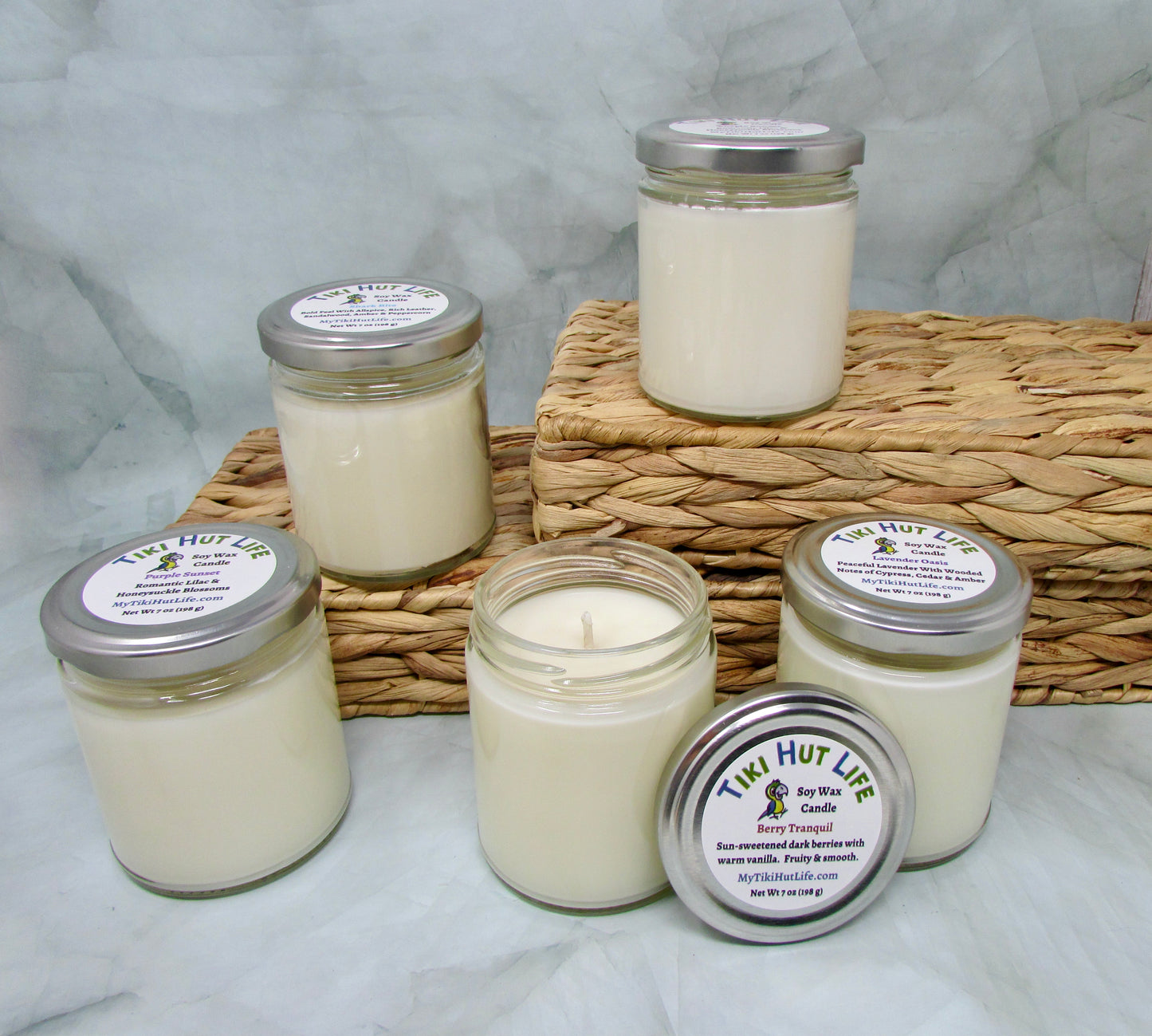 Feel the wooded air with notes of cypress, cedar, and amber. Paired with peaceful lavender for the ultimate zen. Soy wax candle. Net Wt 7 oz ( 198 g)