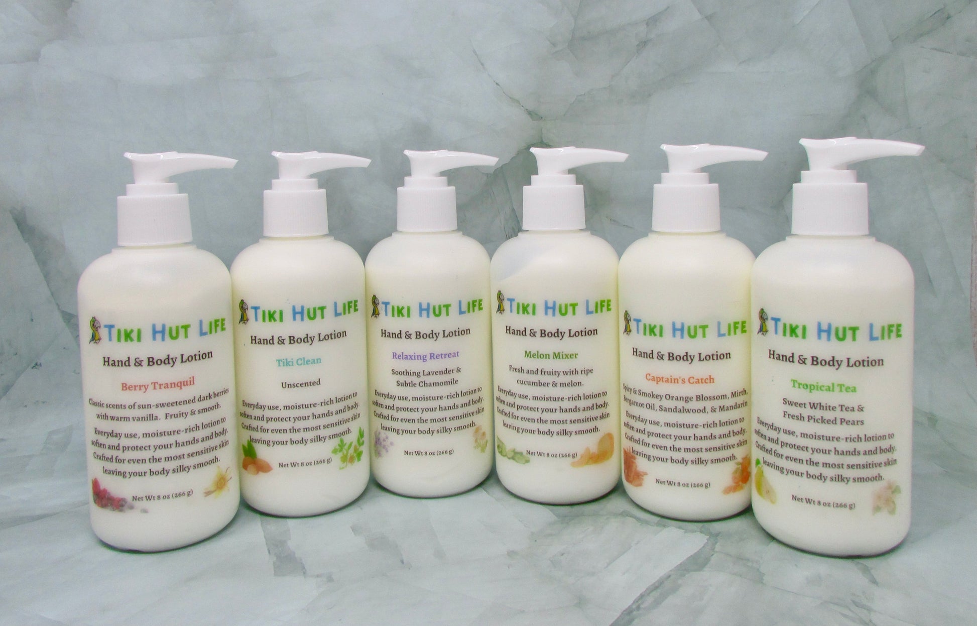 Hand & body lotion group image.