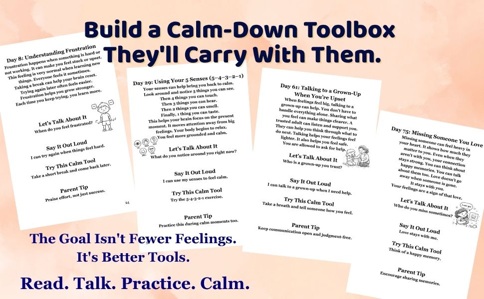 5-Minute Daily Connection for Kids: 100 Days of Helping with Big Feelings & Calm-Down Skills