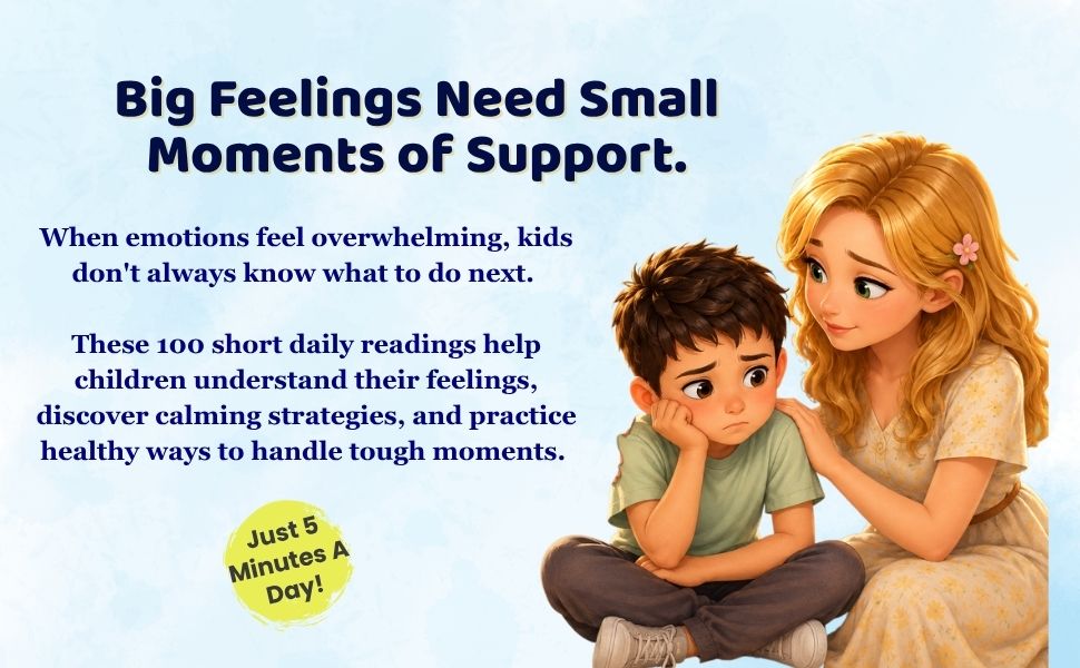 5-Minute Daily Connection for Kids: 100 Days of Helping with Big Feelings & Calm-Down Skills