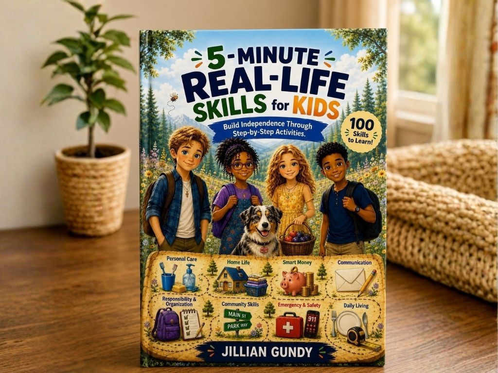 5-Minute Real-Life Skills for Kids: 100 Step-by-Step Skills to Build Independence