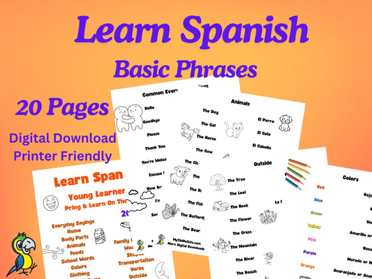 Everyday Spanish Made Easy: English to Spanish Words & Sayings for All Ages