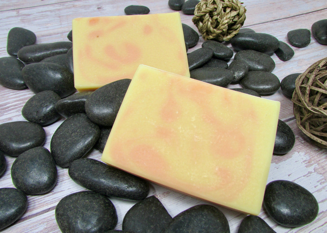 Citrus Zinger Goat Milk Soap. Wake up with citrus bursts of lemongrass, bergamot, and rosewood for a clean, energizing, and uplifting feel.