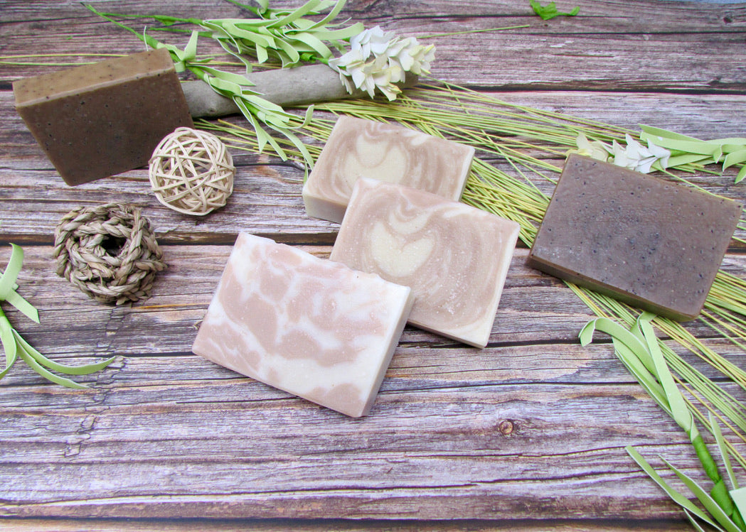 Tiki Clean Bar Soap. Goat milk. Fragrance-free with Mediterranean red clay for cleansing and purifying sensitive skin.