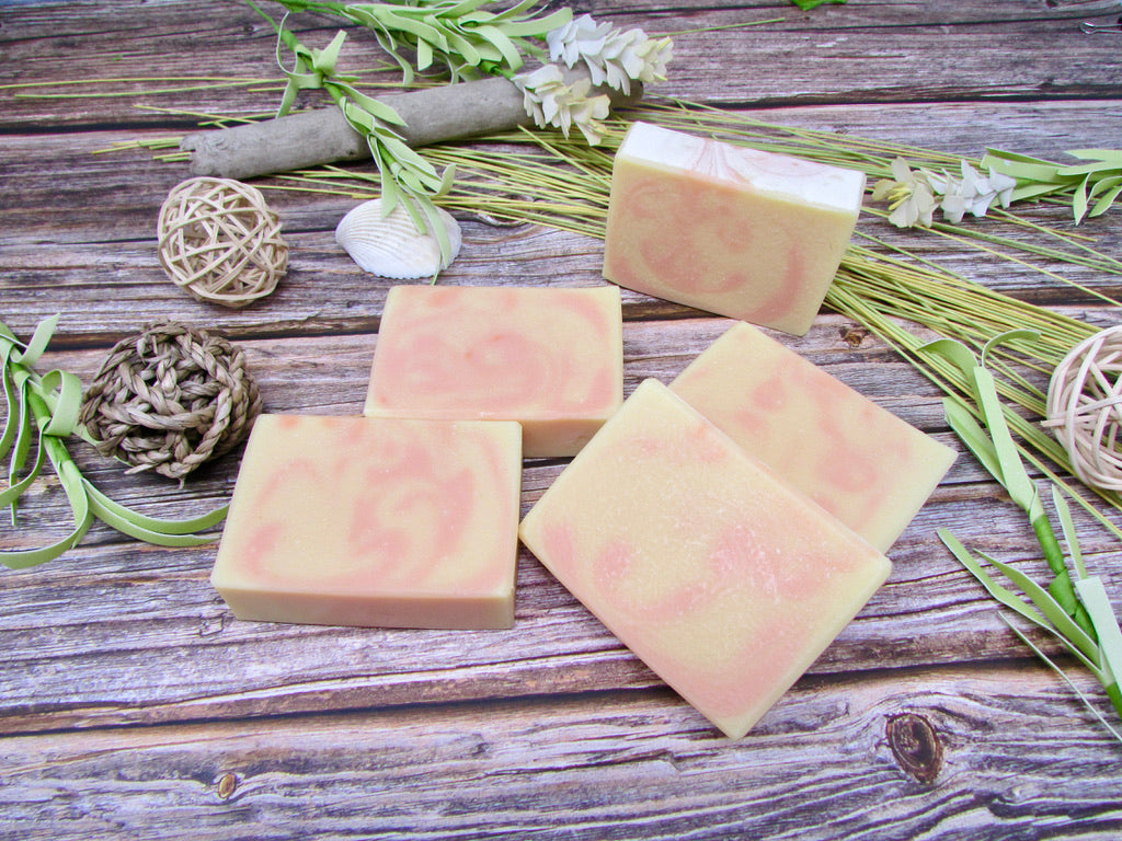 Citrus Zinger Goat Milk Soap. Wake up with citrus bursts of lemongrass, bergamot, and rosewood for a clean, energizing, and uplifting feel.