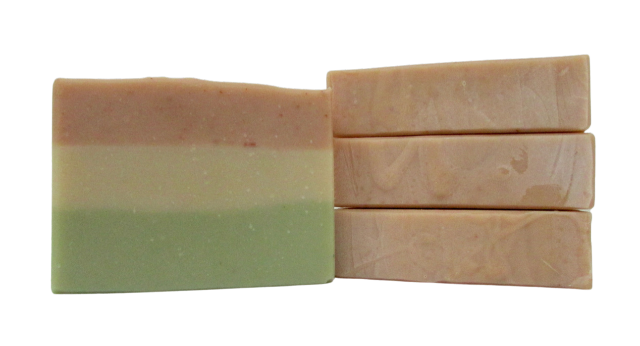 Berry Tranquil Bar Soap. Goat milk soap. 