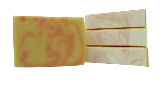 Citrus Zinger Goat Milk Soap. Wake up with citrus bursts of lemongrass, bergamot, and rosewood for a clean, energizing, and uplifting feel.