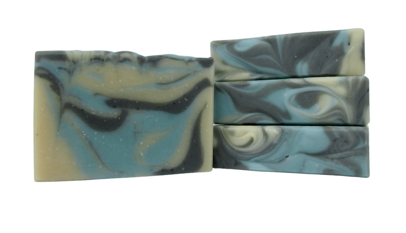 Captain's Catch Bar Soap. Goat milk soap. Spicy and smokey with notes of orange blossom, myth, bergamot oil, and sandalwood. 