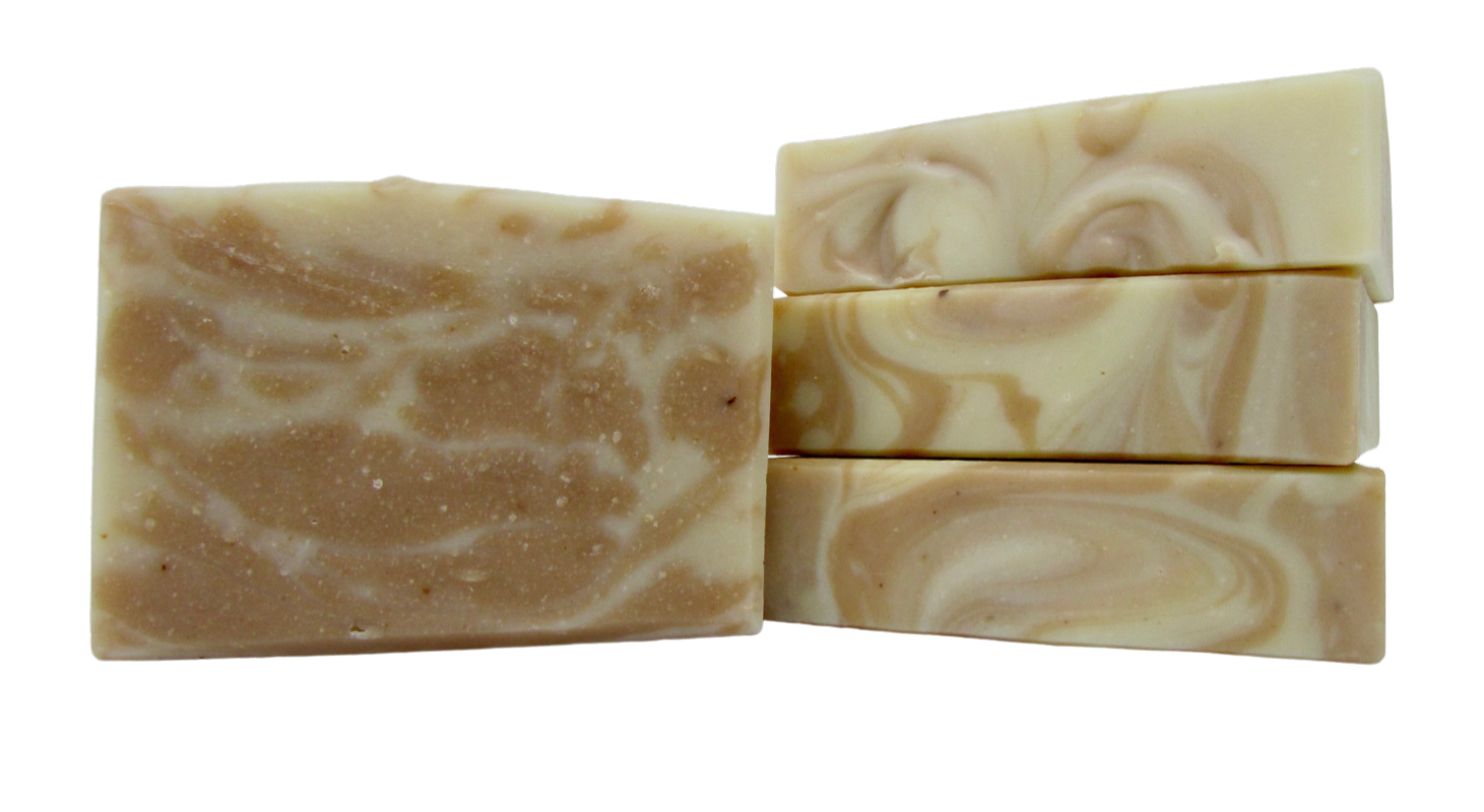 Tiki Clean Bar Soap. Goat milk. Fragrance-free with Mediterranean red clay for cleansing and purifying sensitive skin.